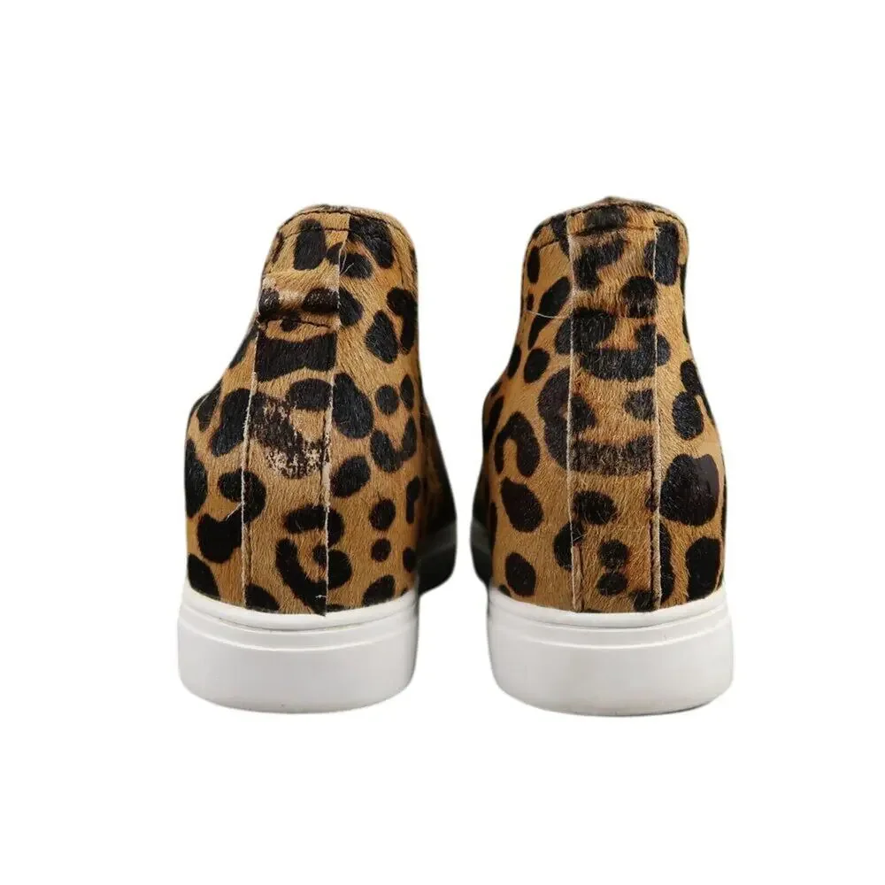 Steve Madden Shoes Womens 8.5 Sneaker Fashion Platform Slip On Caprice Leopard